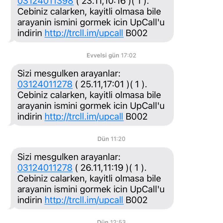 Sürekli Aramalarla Rahatsız Ediliyorum!