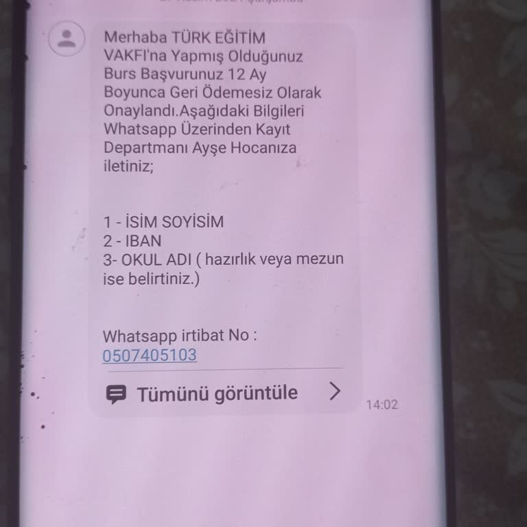 Türk Eğitim Vakfı Adına Bilgi Güvenliği İhlali