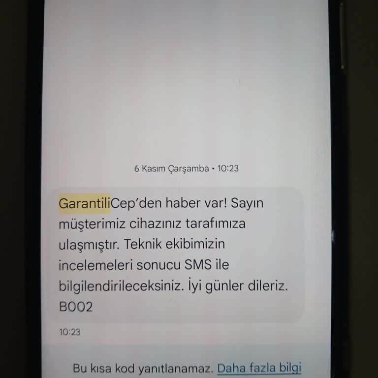 Garantili Cep Takas Sistemi Kargo Şirketi Ve Telefon Garanti Süreci Sorunu!
