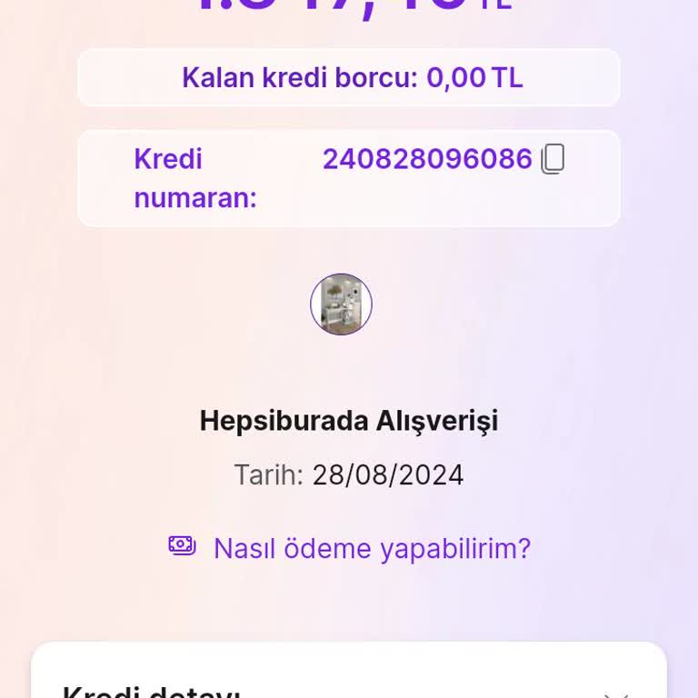 Hepsiburada Finans Kredisi İşlem Sorunu