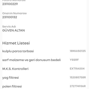 Renault Servisinde Garanti Sorunu Ve Yetersiz Müşteri Hizmeti
