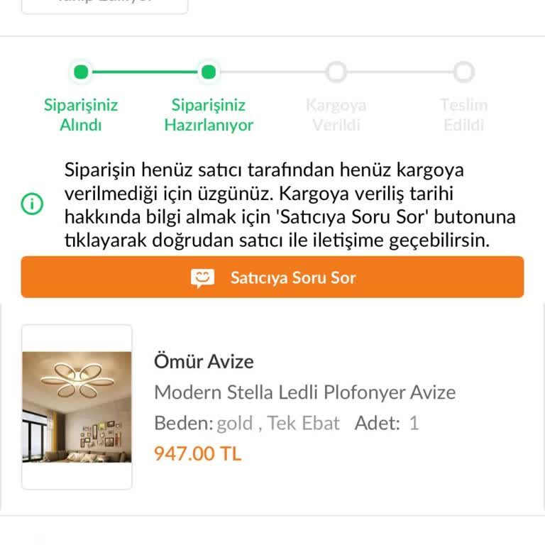 Trendyol'da Teslimat Sorunu Ve Müşteri Hizmetleri Hayal Kırıklığı