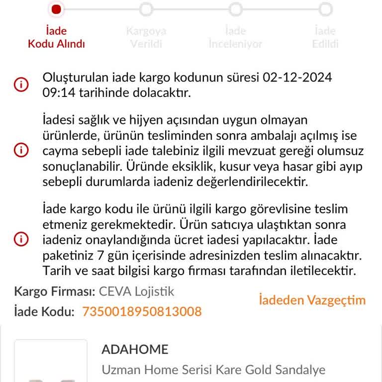 İade Sürecinde Yaşanan Sorunlar