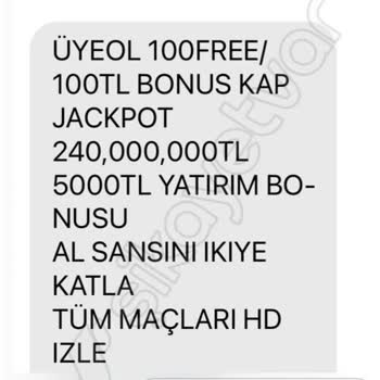 Jackpot'tan Gelen Israrlı Mesajlar Rahatsız Ediyor
