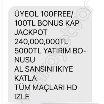 Jackpot'tan Gelen Israrlı Mesajlar Rahatsız Ediyor