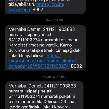 Teslim Edilmeyen Ürünler Ve İletişim Sorunu