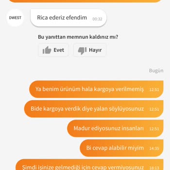 Teslimat Yalanları Ve İletişimsizlik Mağduriyeti