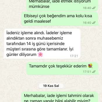 Para İadesinde Gecikme Ve İlgisizlik