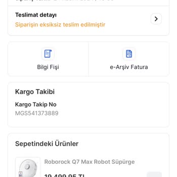Migros'tan Aldığım Roborock Çalışmıyor, İade Süreci Sorunlu