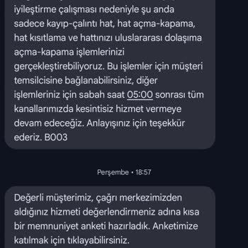 Vodafone'un Sistemsel Hatalarıyla Mağduriyet Yaşıyorum