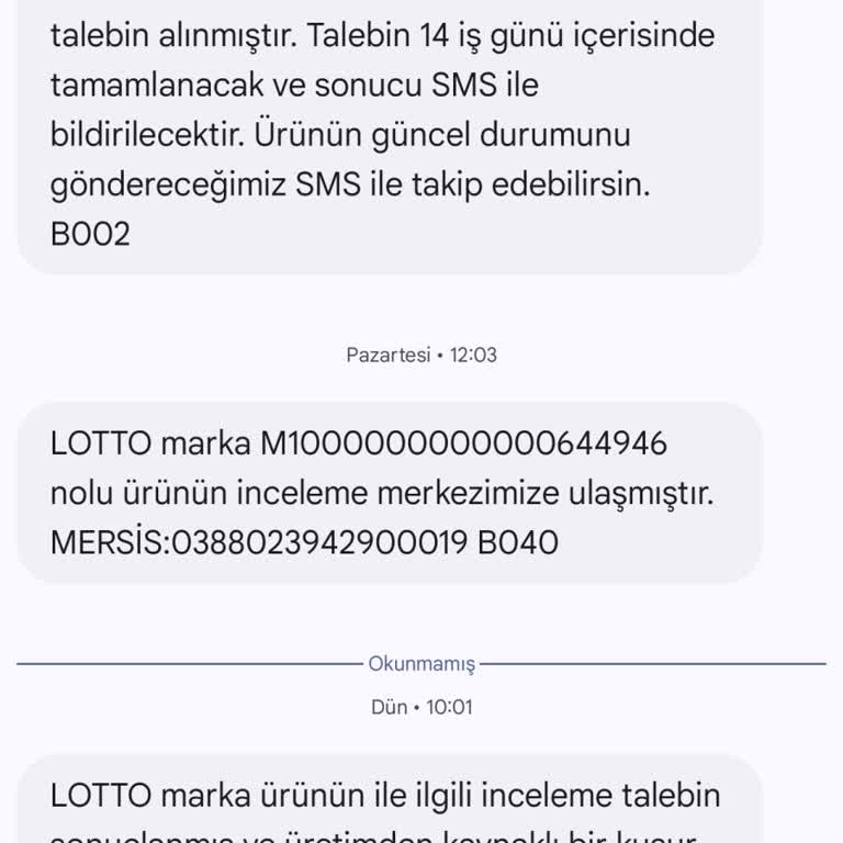 Lotto Ayakkabı Topuk Yırtılması Ve Garanti Sorunu