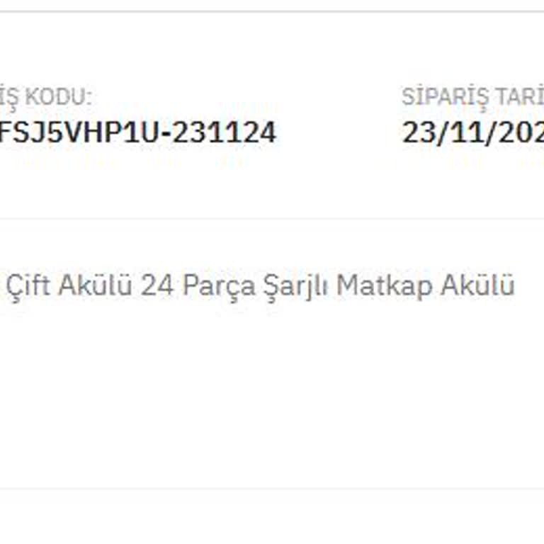 Sipariş Gecikmesi Ve Yetersiz Bilgilendirme