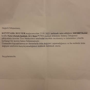 Boyner'den Alınan Ayakkabının Kalitesizliği