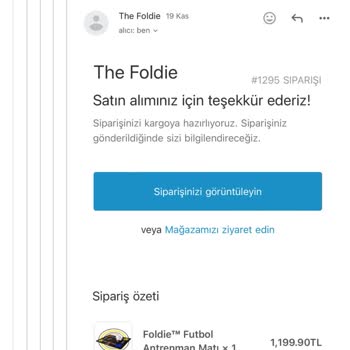 The Foldie Siparişimi Kargoya Vermiyorlar!