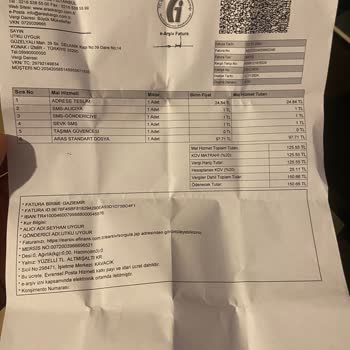 Aras Kargo İle Yaşadığım Teslimat Sorunu Ve Haksız Ücretlendirme