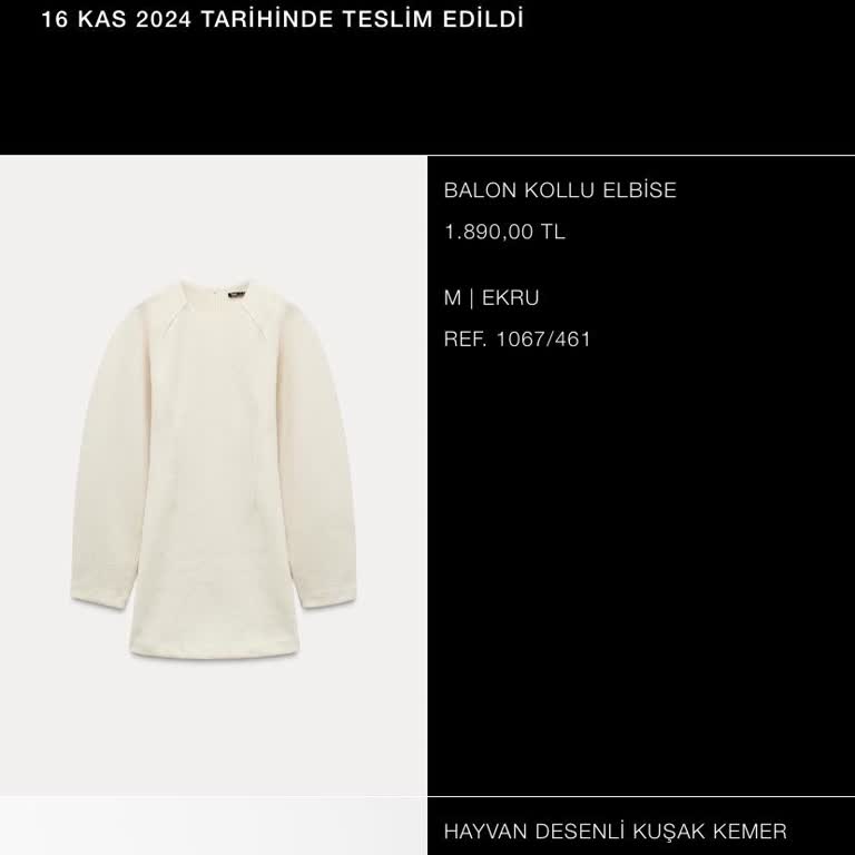 Zara'dan Sipariş Edilen Ürünler Teslim Edilmedi Ve Müşteri Hizmetlerinden Yanıt Alınamıyor
