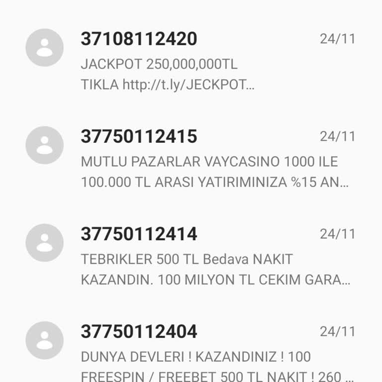 İstenmeyen Mesajlardan Kurtulma Talebi