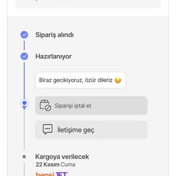 Hepsiburada'da İptal Ve Teslimat Sorunları