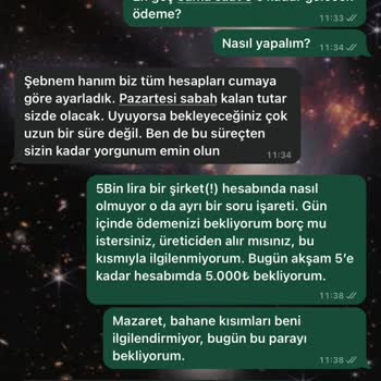 İade Edilmeyen Yemek Masa Takımı Ve Eksik Para İadesi