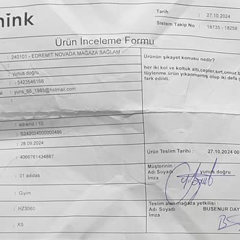 Adidas Hoodie'nin Kalitesizliği Ve Mağaza İlgisizliği