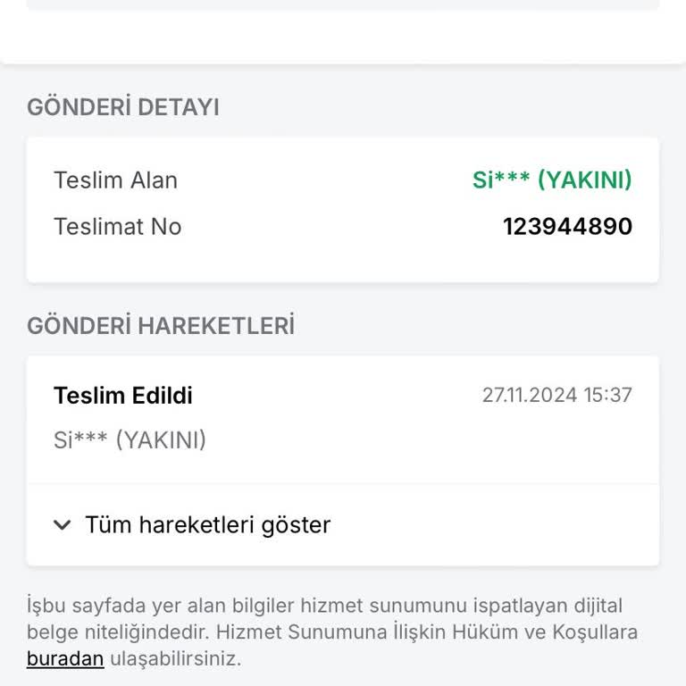 Trendyol Express Kargo Teslimat Hatası