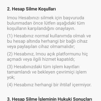 Kamera Sistemi Ve Hesap İptali Sorunu