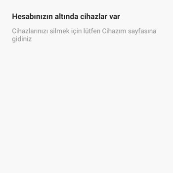 Kamera Sistemi Ve Hesap İptali Sorunu