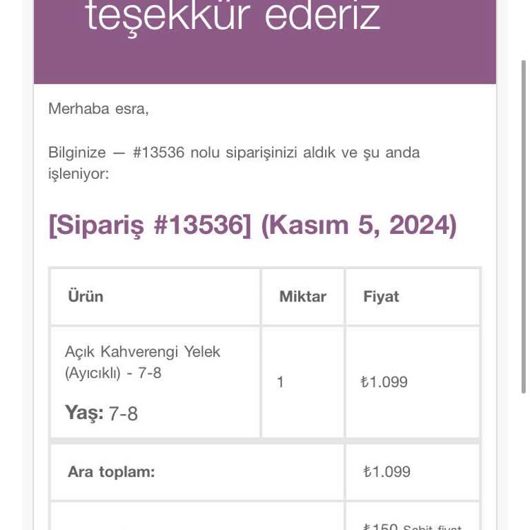 Kids Of Heart Siparişim Teslim Edilmedi