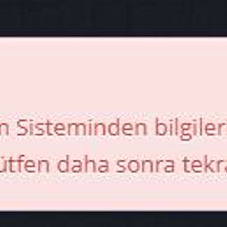 Kimlik Paylaşım Sistemi Hatası İle Başvuru Engeli