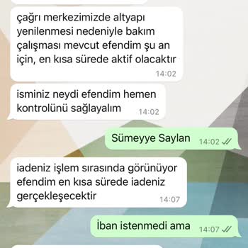 Turlasana'dan İade Sorunu: Beklenen Geri Ödeme Yapılmadı