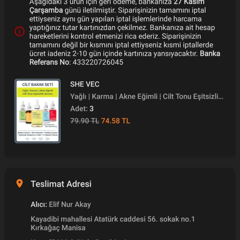 Sipariş İptaliyle Mağdur Edilen Müşteri Deneyimi