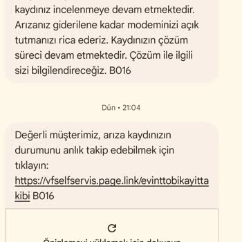 Sürekli Kesilen İnternet Ve Yetersiz Müşteri Hizmetleri