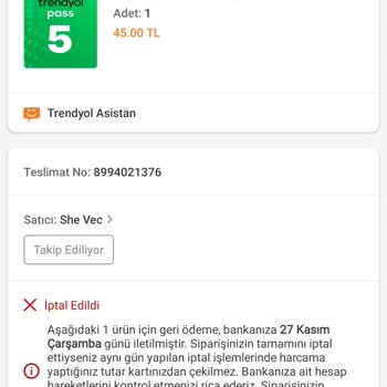 Sipariş İptali Ve Müşteri Hizmetlerinin Yetersizliği