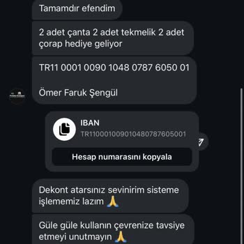 Instagram Üzerinden Sipariş Verdiğim Kramponlar Teslim Edilmedi
