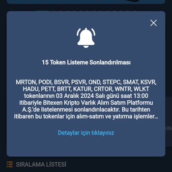 Bitexen Borsasının Delist Kararı Mağduriyeti