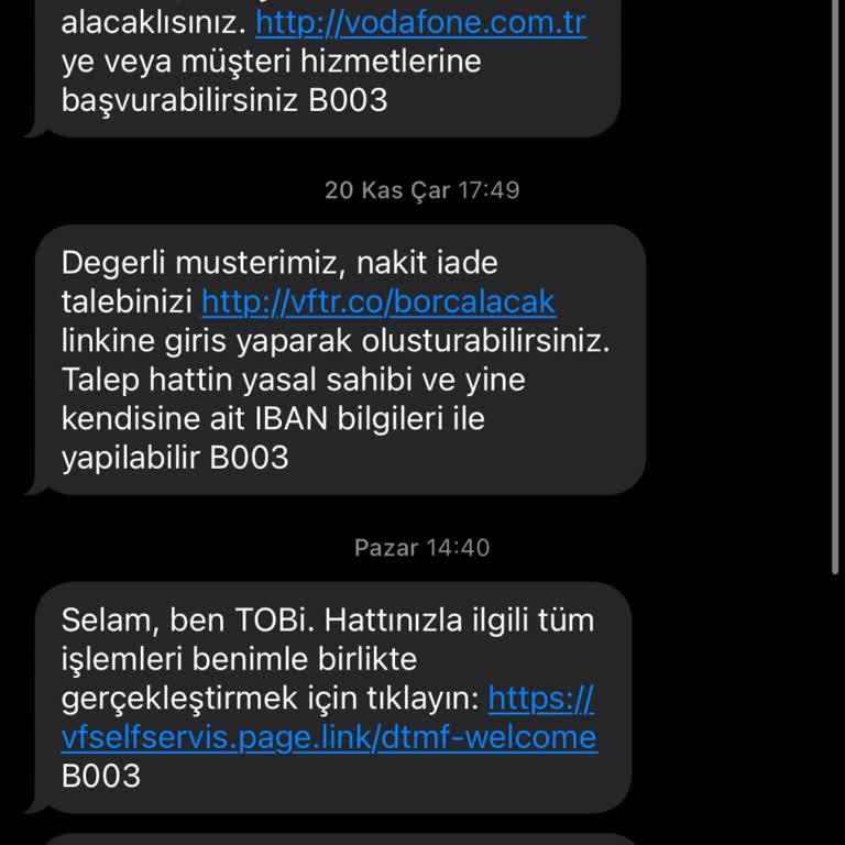 Vodafone Fatura Sorunu Ve İletişim Zorlukları