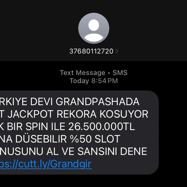 Sürekli Gelen İstenmeyen SMS Kabusu