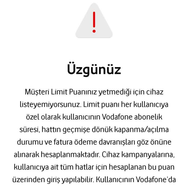 Vodafone Puan Karmaşası Ve İletişim Sorunu