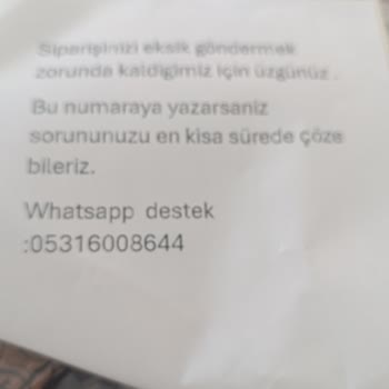 Eksik Ürün Ve İade Sorunu