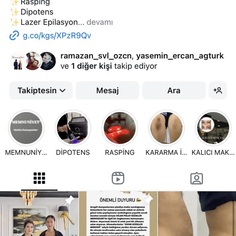 Gaziantep Shine Güzellik Salonu Şikayetçiyim