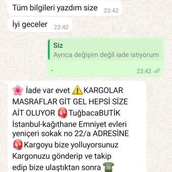 Yanıltıcı İade Süreci Ve Profesyonellik Eksikliği