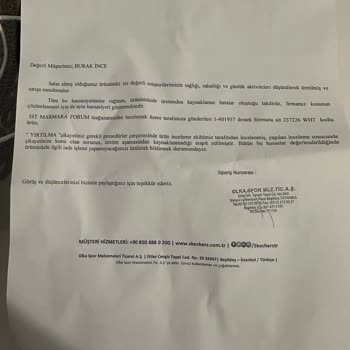 Skechers Ayakkabıda 5 Ayda Dikiş Açılması Sorunu
