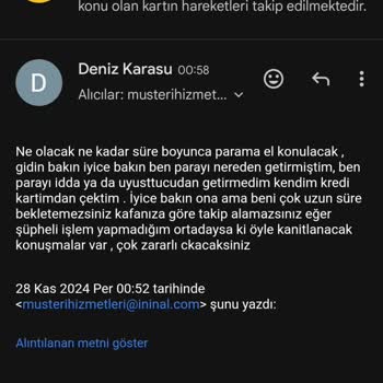 İninal Hesabım Bloke Oldu, Yardım Alamıyorum