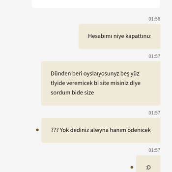 Çekilemeyen Bonus Ve Hesap Kapatma Sorunu