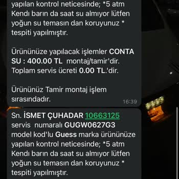 Guess Saatte Sürekli Buhar Sorunu Ve Yetersiz Teknik Destek