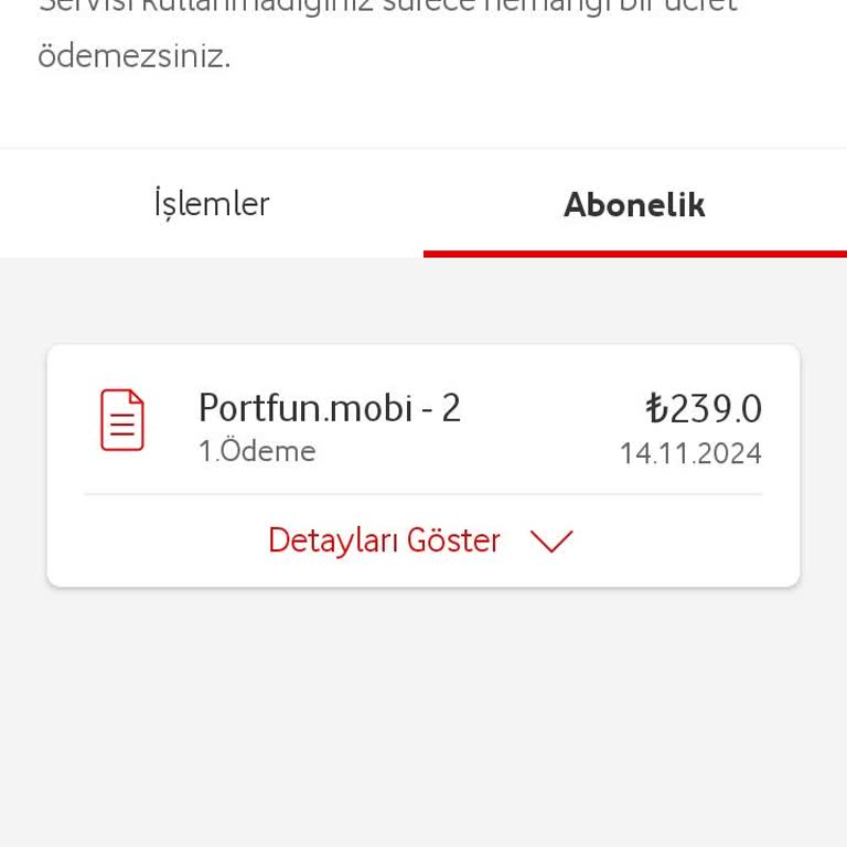 İzinsiz Abonelik Ve Para İadesi Talebi