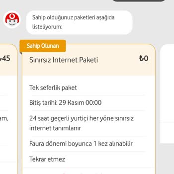 Vodafone'da Sürekli Şebeke Ve Paket Sorunları