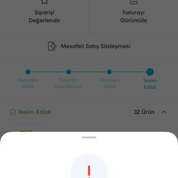 A101 Kapıda Siparişlerinde Fatura Sorunu
