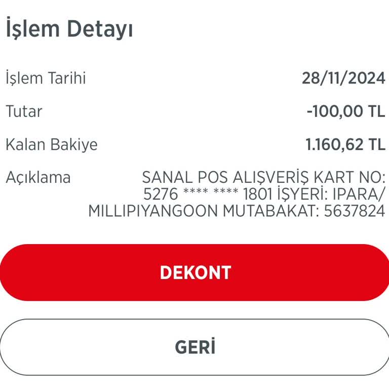 Milli Piyango Hesabında Kayıp Para Sorunu