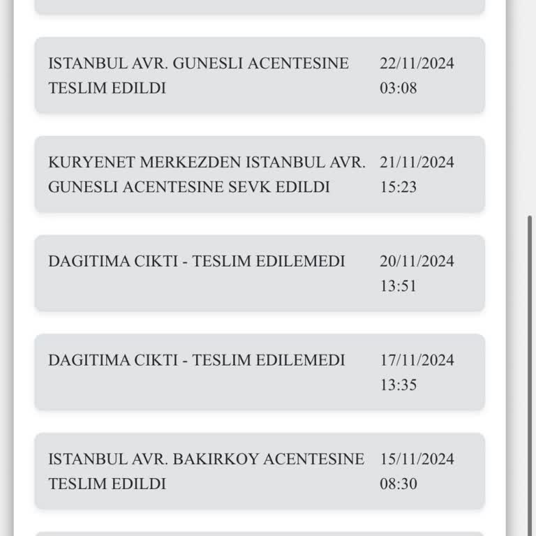 Kart Teslimatında Belirsizlik Ve İletişim Sorunu